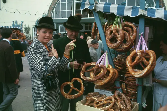 Framed Print : Claude Kirk And Wife Erika At Oktoberfest