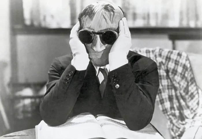 Framed Print : Claude Rains as the Invisible Man Framed Print : Claude Rains as the Invisible Man