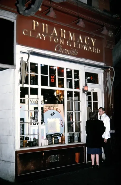 Framed Print : Clayton & Edward Chemists