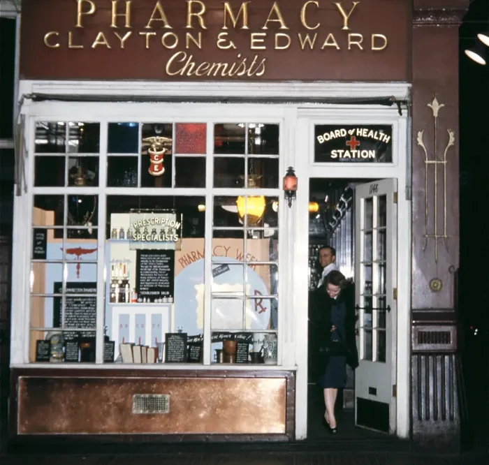 Framed Print : Clayton & Edward Chemists Framed Print : Clayton & Edward Chemists