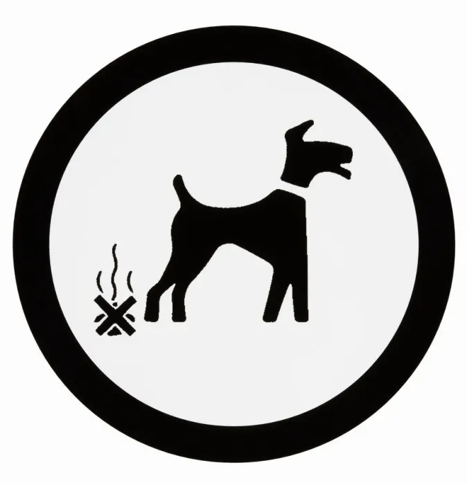 Framed Print : Clean it up!, penalty warning sign