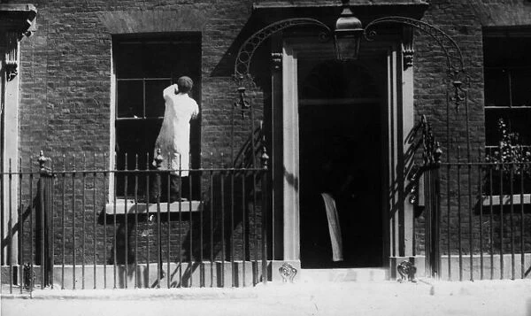 Cleaning Up Number Ten Downing Street after a Suffragette Demonstration