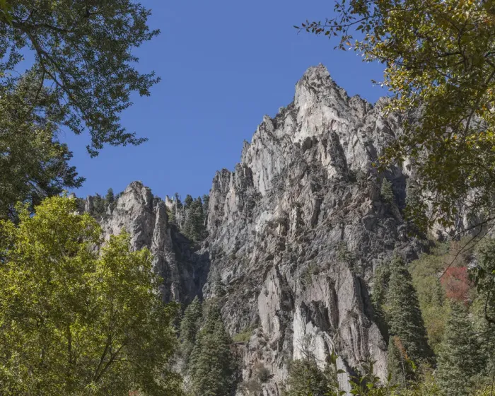 Framed Print : Clear sky over rocks in Wasatch Mountains, Uinta-Wasatch National Forest, Utah, USA Framed Print : Clear sky over rocks in Wasatch Mountains, Uinta-Wasatch National Forest, Utah, USA