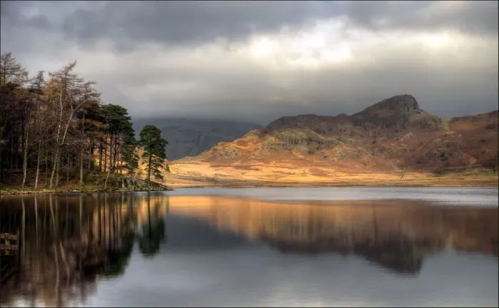 Framed Print : Clearing weather at Blea tarn