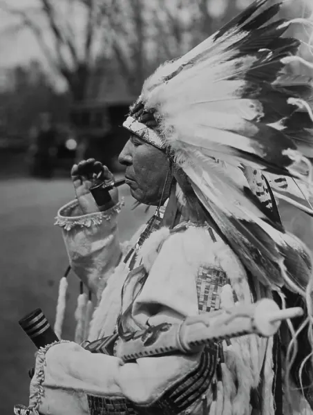 Clement Whirlwind Soldier Print, circa 1925. Art Prints, Posters
