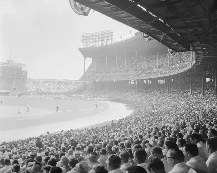 Framed Print : Cleveland Baseball Stadium Framed Print : Cleveland Baseball Stadium
