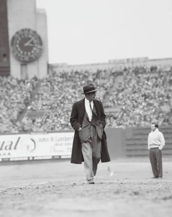 Framed Print : Cleveland Browns Coach Paul Brown on Football Field