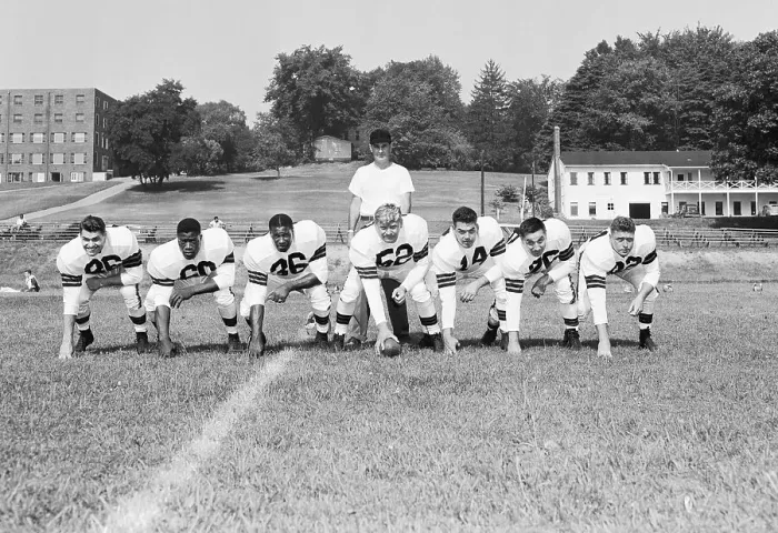 Framed Print : Cleveland Browns Football Team at Practice
