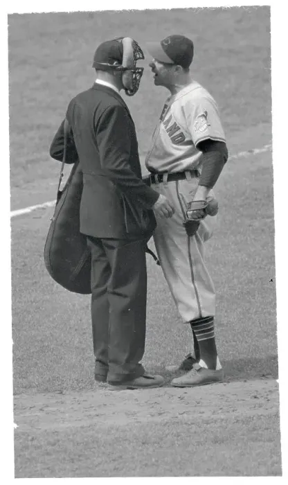 Framed Print : Cleveland Indians Manager Lou Boudreau Arguing with Umpire Framed Print : Cleveland Indians Manager Lou Boudreau Arguing with Umpire