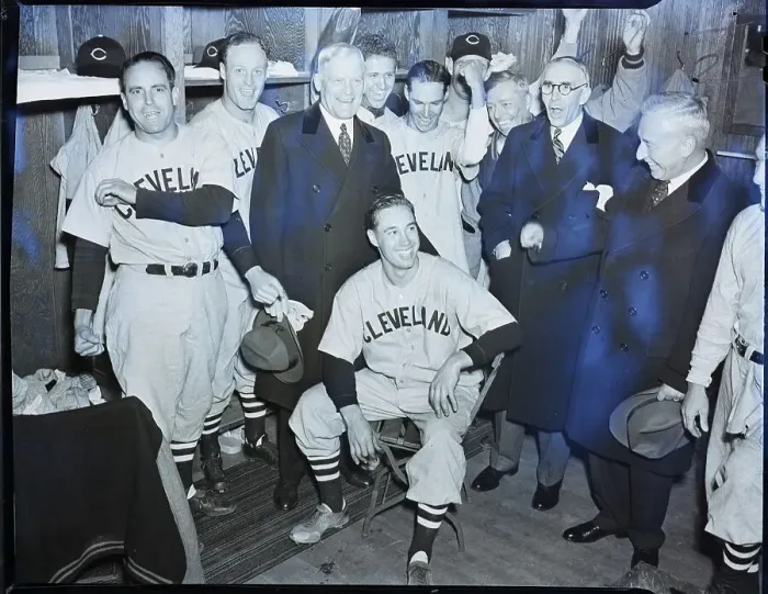 Framed Print : Cleveland Indians Team Around Bob Feller Framed Print : Cleveland Indians Team Around Bob Feller
