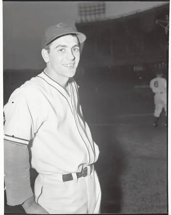 Framed Print : Cleveland Rookie Lou Boudreau in Serious Pose Framed Print : Cleveland Rookie Lou Boudreau in Serious Pose