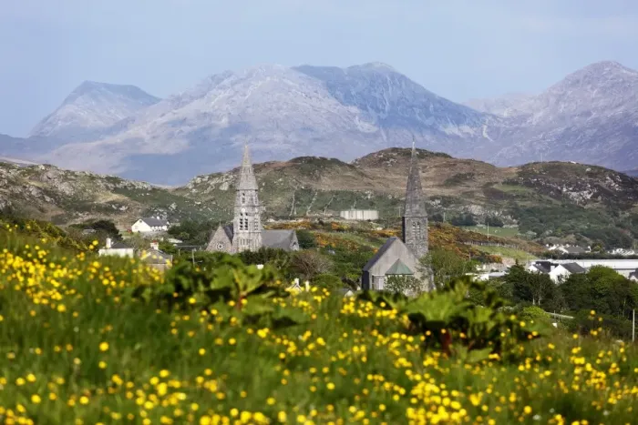 Framed Print : Clifden, Connemara, County Galway, Republic of Ireland, Europe Framed Print : Clifden, Connemara, County Galway, Republic of Ireland, Europe