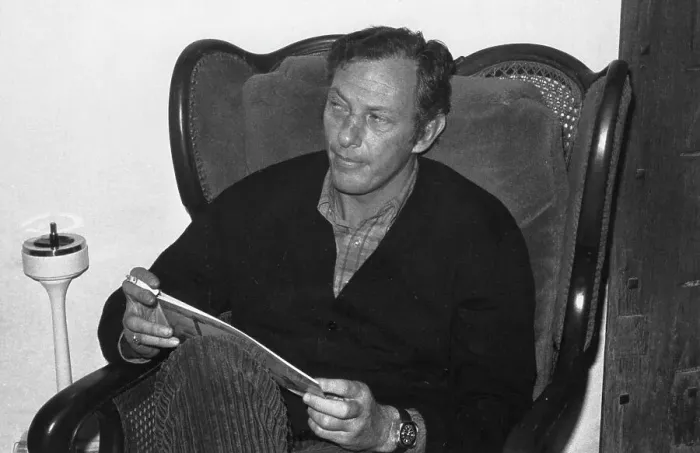 Framed Print : Clifford Irving At His Home Framed Print : Clifford Irving At His Home