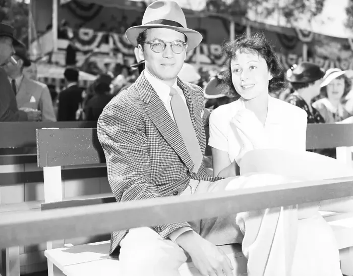 Framed Print : Clifford Odets and Luise Rainer Framed Print : Clifford Odets and Luise Rainer