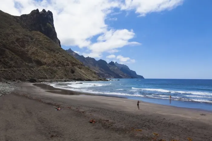 Framed Print : Cliffs in the Anaga Mountains with the Playa de Roque de las Bodegas beach at the village of Taganana, Almaciga, Almaciga, Tenerife, Canary Islands, Spain Framed Print : Cliffs in the Anaga Mountains with the Playa de Roque de las Bodegas beach at the village of Taganana, Almaciga, Almaciga, Tenerife, Canary Islands, Spain