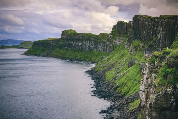 Framed Print : The cliffs of Kilt Rock, Isle of Skye, Scotland Framed Print : The cliffs of Kilt Rock, Isle of Skye, Scotland