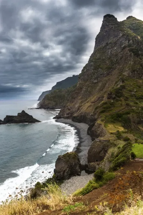 Framed Print : Cliffs near Boaventura, Vicente, Boaventura, Madeira, Portugal Framed Print : Cliffs near Boaventura, Vicente, Boaventura, Madeira, Portugal
