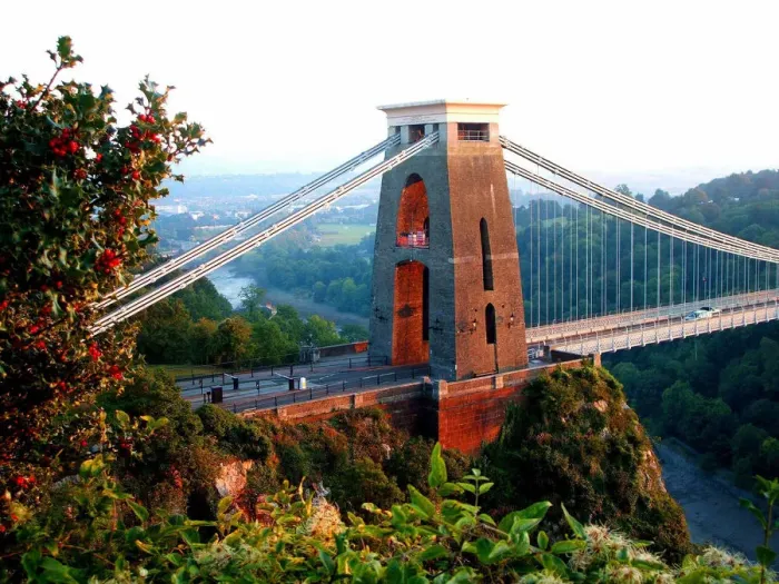 Framed Print : Clifton Suspension Bridge Overlooking the Avon Gorge Framed Print : Clifton Suspension Bridge Overlooking the Avon Gorge