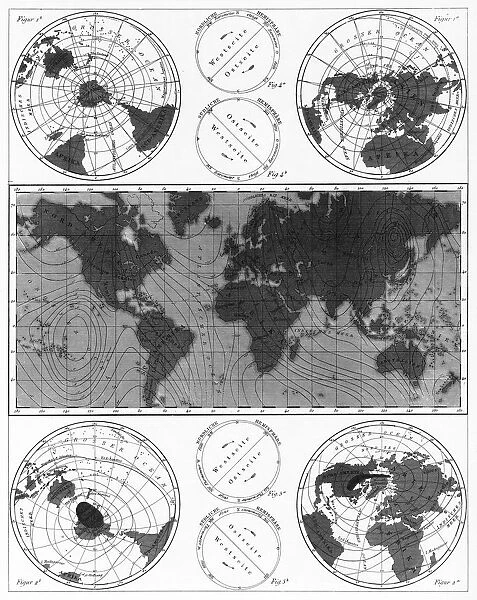 Climate and Weather Charts Engraving