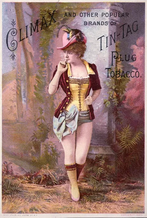 Framed Print : Climax Tobacco Ad Framed Print : Climax Tobacco Ad