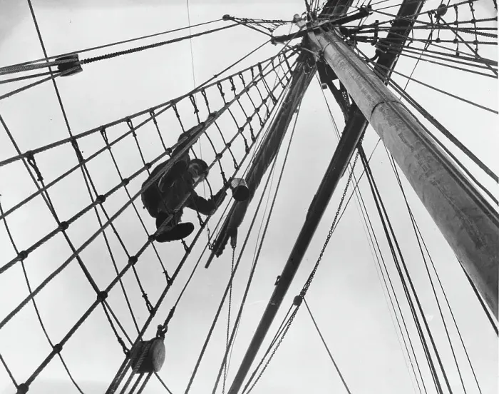 Framed Print : Climbing Rigging Framed Print : Climbing Rigging