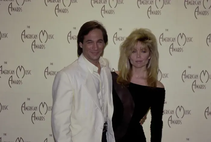 Framed Print : Clint Black And Lisa Hartman Attend 19th Annual American Music Awards Framed Print : Clint Black And Lisa Hartman Attend 19th Annual American Music Awards