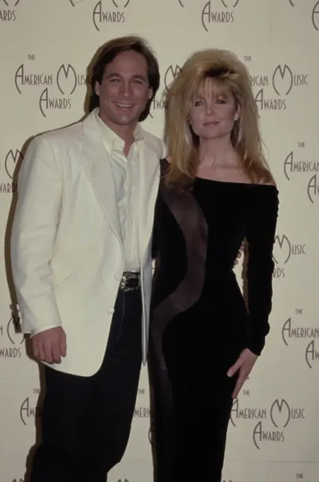 Framed Print : Clint Black And Lisa Hartman Attend 19th Annual American Music Awards Framed Print : Clint Black And Lisa Hartman Attend 19th Annual American Music Awards
