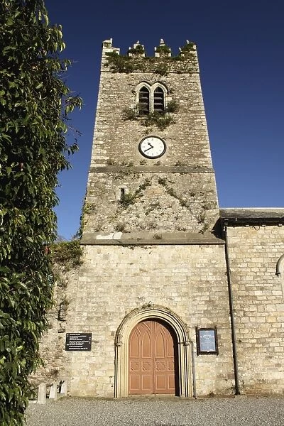 clock tower on st. marys church