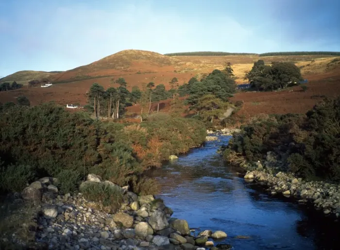 Framed Print : Cloghoge River near Lough Dan, Co Wicklow, Ireland