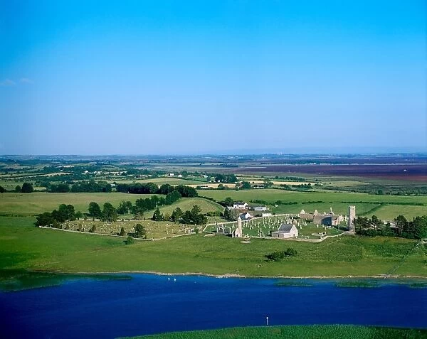 Clonmacnoise, River Shannon, Co Offaly, Ireland