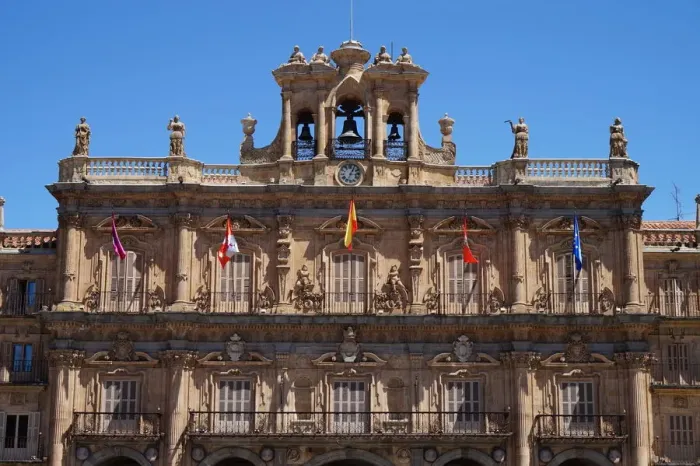 Framed Print : Close up City Hall, Salamanca, Spain