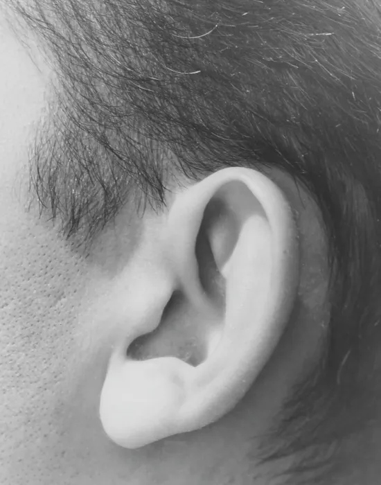 Framed Print : Close up of an Ear