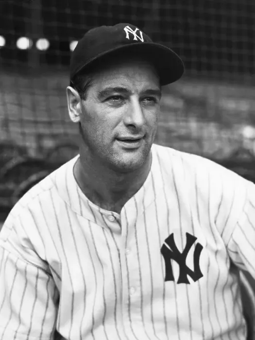 Framed Print : Close Up of Lou Gehrig Framed Print : Close Up of Lou Gehrig
