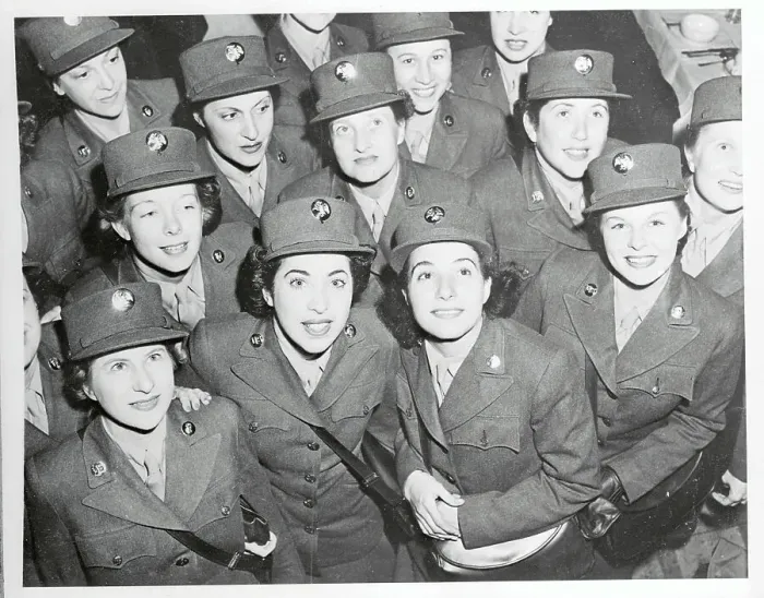 Framed Print : Close Up of Members of Women's Army Corps Framed Print : Close Up of Members of Women's Army Corps