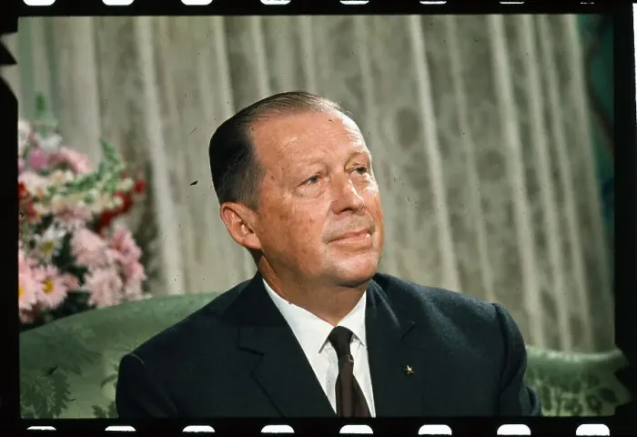 Framed Print : Close up Portrait of Alfredo Stroessner Framed Print : Close up Portrait of Alfredo Stroessner