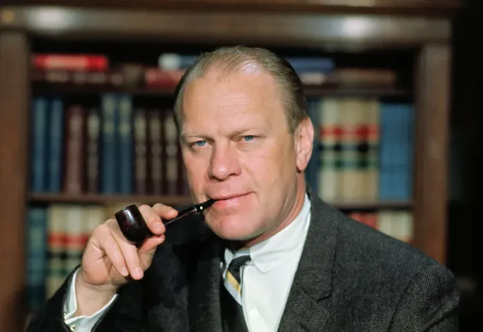 Framed Print : Close up Portrait of Gerald Ford Framed Print : Close up Portrait of Gerald Ford
