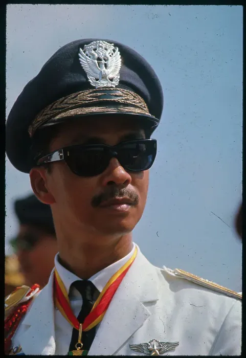Framed Print : Close up Portrait of Nguyen Cao Ky Framed Print : Close up Portrait of Nguyen Cao Ky