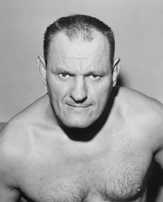Framed Print : Close up Portrait of Wrestler Killer Kowalski Framed Print : Close up Portrait of Wrestler Killer Kowalski