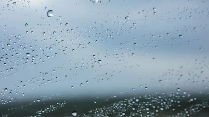 Framed Print : Close up of rain on window with storm clouds in the background, Cape Town, Western Cape, South Africa Framed Print : Close up of rain on window with storm clouds in the background, Cape Town, Western Cape, South Africa