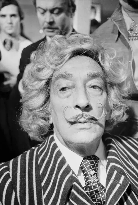 Framed Print : Close up of Salvador Dali with Blonde Hair Framed Print : Close up of Salvador Dali with Blonde Hair