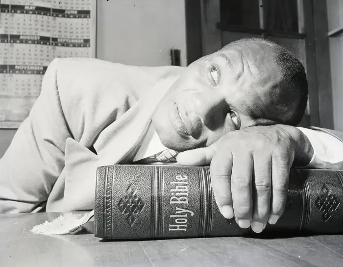 Framed Print : Close-Up Of Joe Walcott Resting On Bible Framed Print : Close-Up Of Joe Walcott Resting On Bible