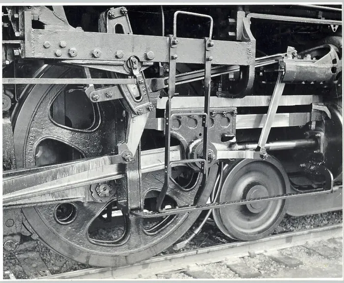 Framed Print : Close-Up Of Locomotive Wheel