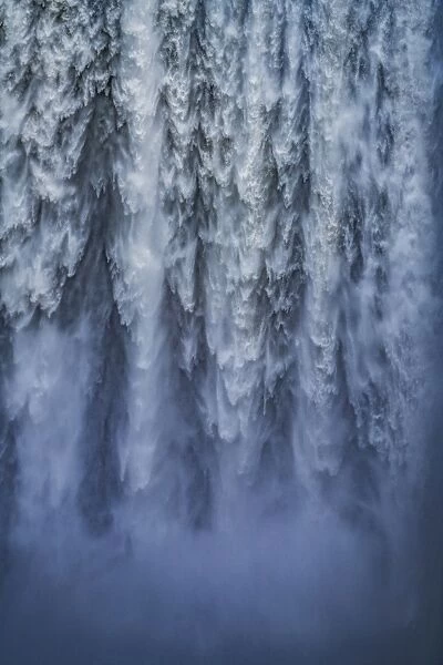 Close-up of Skogafoss Waterfall, Iceland