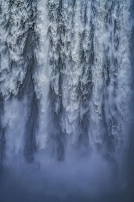 Framed Print : Close-up of Skogafoss Waterfall, Iceland