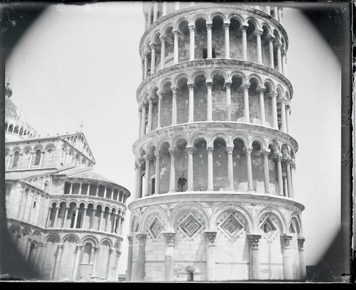 Framed Print : Close-up of Tower of Pisa Framed Print : Close-up of Tower of Pisa