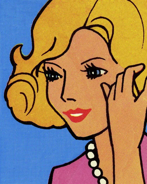 Framed Print : Closeup of a Blond Woman Framed Print : Closeup of a Blond Woman