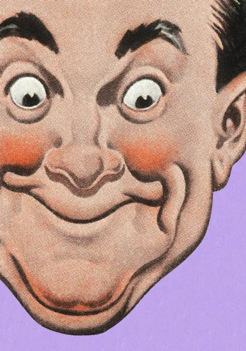 Framed Print : Closeup of Excited Man Framed Print : Closeup of Excited Man