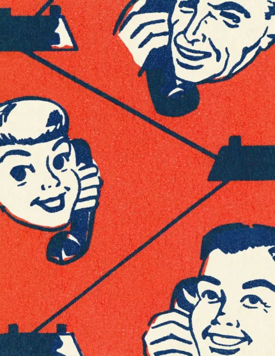 Framed Print : Closeup of People Talking on Phone Framed Print : Closeup of People Talking on Phone