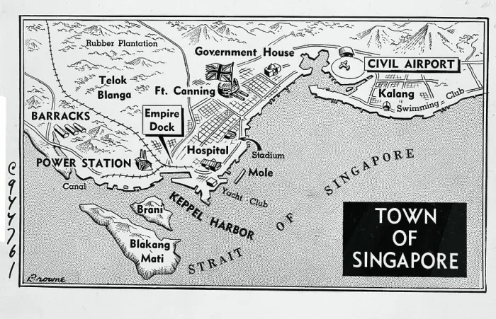 Framed Print : Closeup of Singapore City