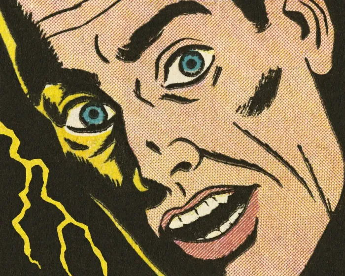 Framed Print : Closeup of Surprised Man Framed Print : Closeup of Surprised Man